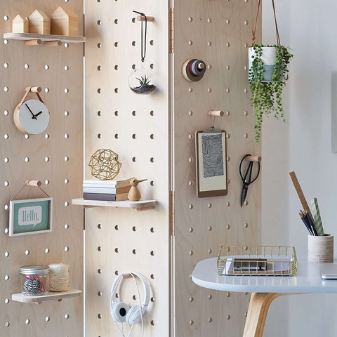 Freestanding Pegboard Screens