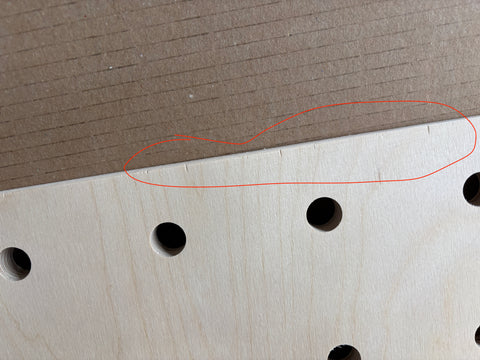 Off cut Pegboard - birch plywood SALE