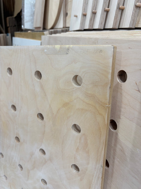 Pegboard - discoloured - tear outs - SALE