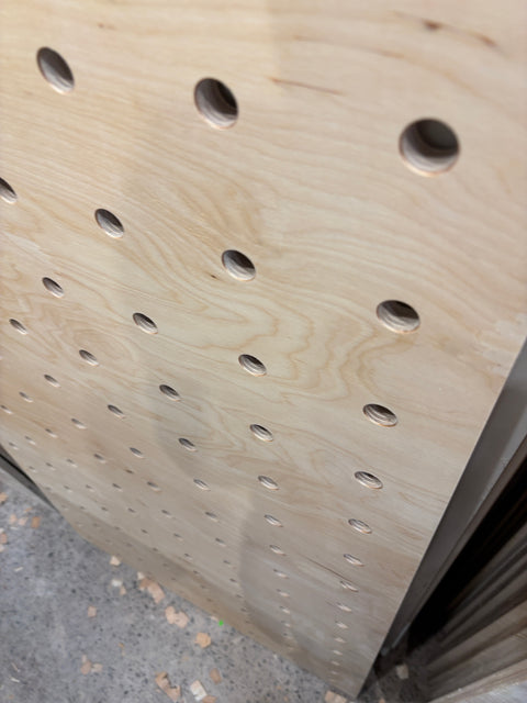 Pegboard - discoloured - tear outs - SALE