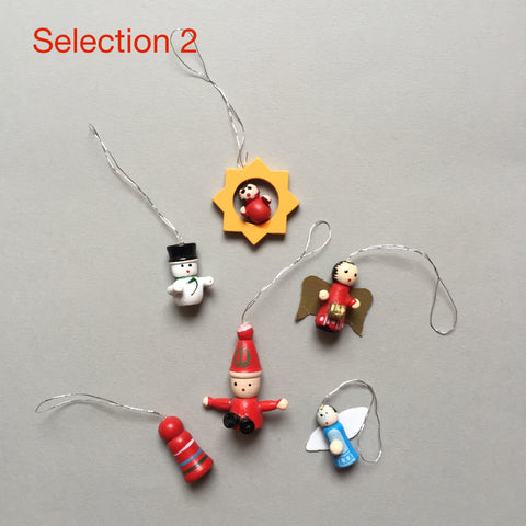 Small Christmas Hanging Ornaments 6x