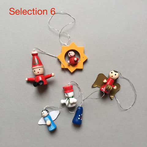 Small Christmas Hanging Ornaments 6x