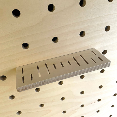 knife holder shelf for pegboard