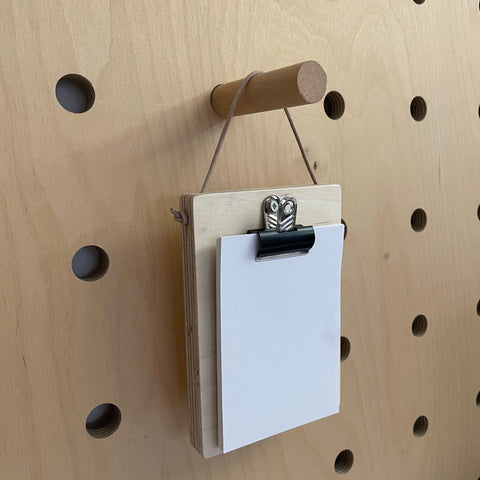 mini wooden clipboard