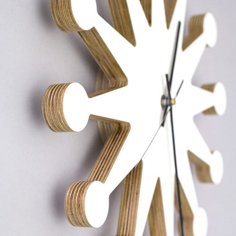 wooden wall clock