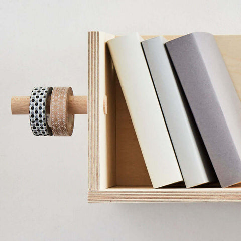 bookshelf in wood