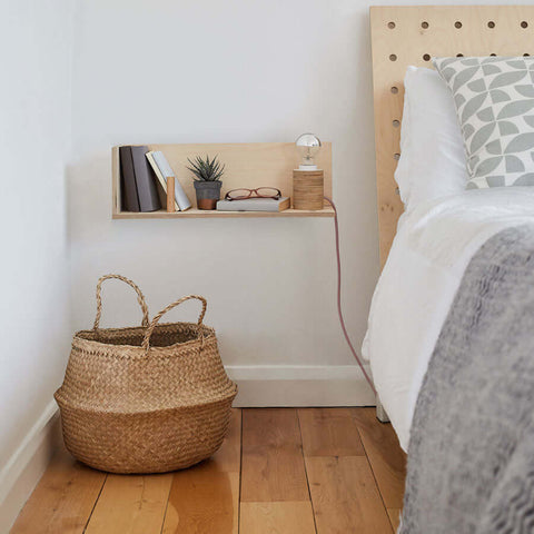 bedroom shelf