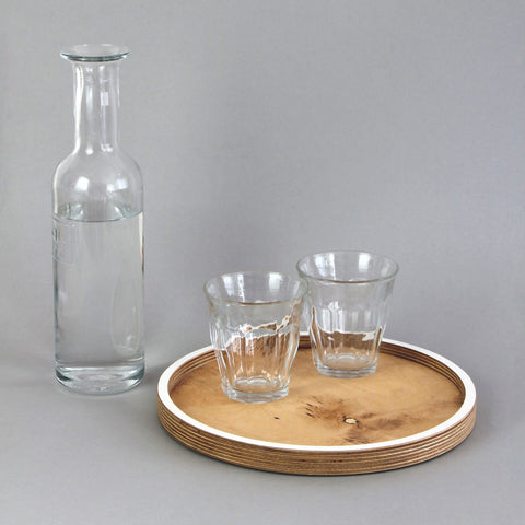 wooden serving tray