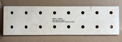 Off cut Pegboard - birch plywood SALE