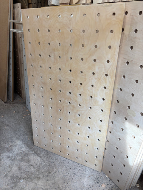 Pegboard - discoloured - tear outs - SALE
