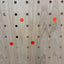 wooden pegboard