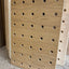 Wooden pegboard in oak veneer off cut small