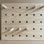 oak veneer pegboard with pegs by kreisdesign