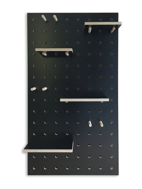 Sale: Black painted pegboard - only 2 x available!