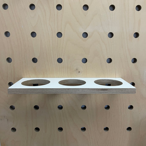 Pegboard Shelf with 3 x holes