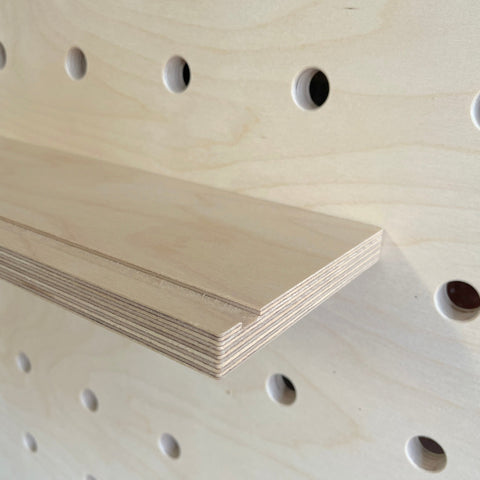 wooden shelf groove plywood