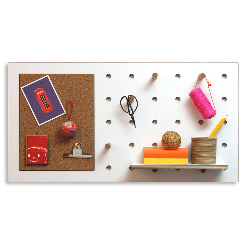 Pegitall Pin Pegboard with cork pin board