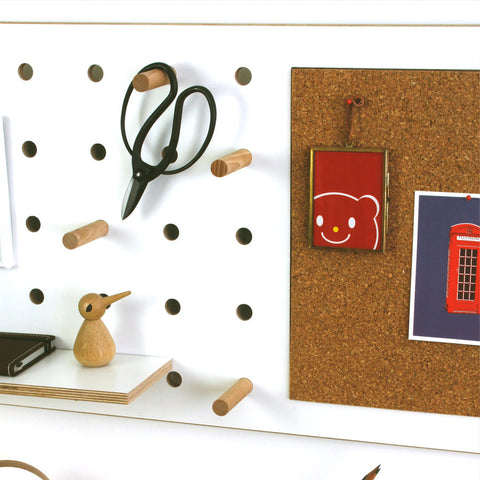 Peg-it-all Pin Pegboard with cork pin board