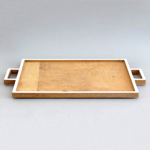 Large Wood Serving Tray With Handles, Ottoman Tray -  Canada