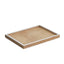 rectangular wood tray